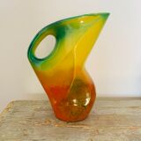 Vintage multi-colored pitcher