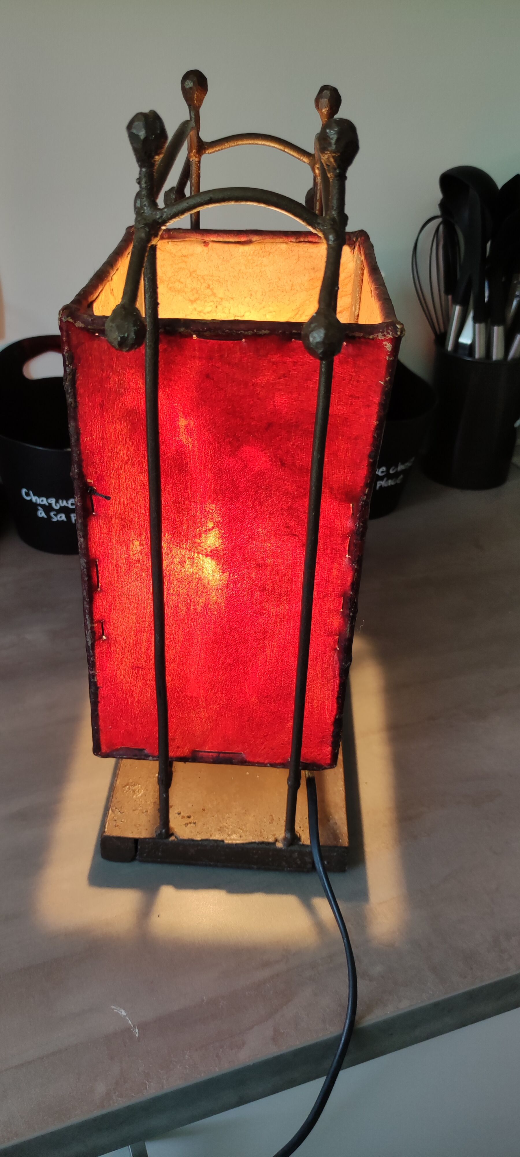 Brutalist lamp