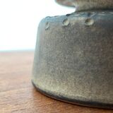 Brutalist mid-century studio pottery vase by Johannes Lessmann for Keramische Werkstatt Margaretenhöhe, Essen.