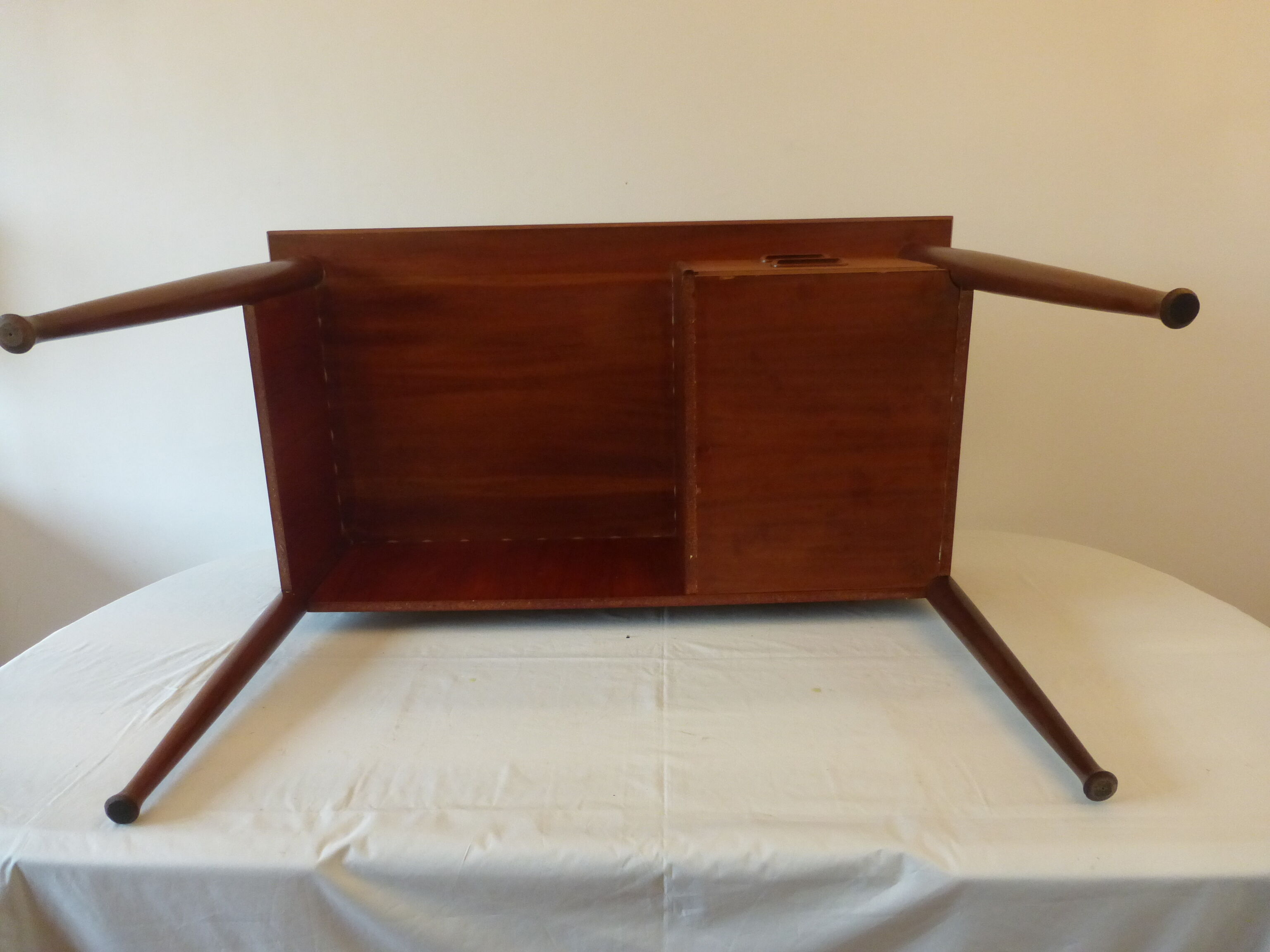 Scandinavian desk massive teak