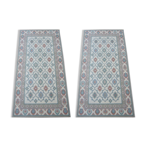2 tapis en laine 60 x - 120