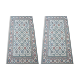 2 tapis en laine 60 x 120 scandinave