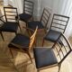 4 chairs and 2 armchairs McIntosh mid-century modern teak Kvadrat