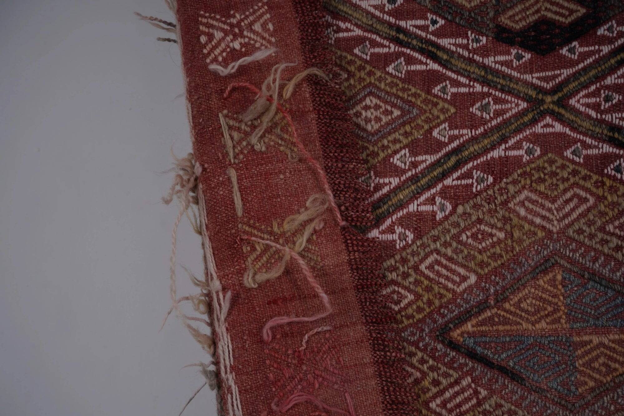 Vintage Turkish kilim handwoven 163x240 cm