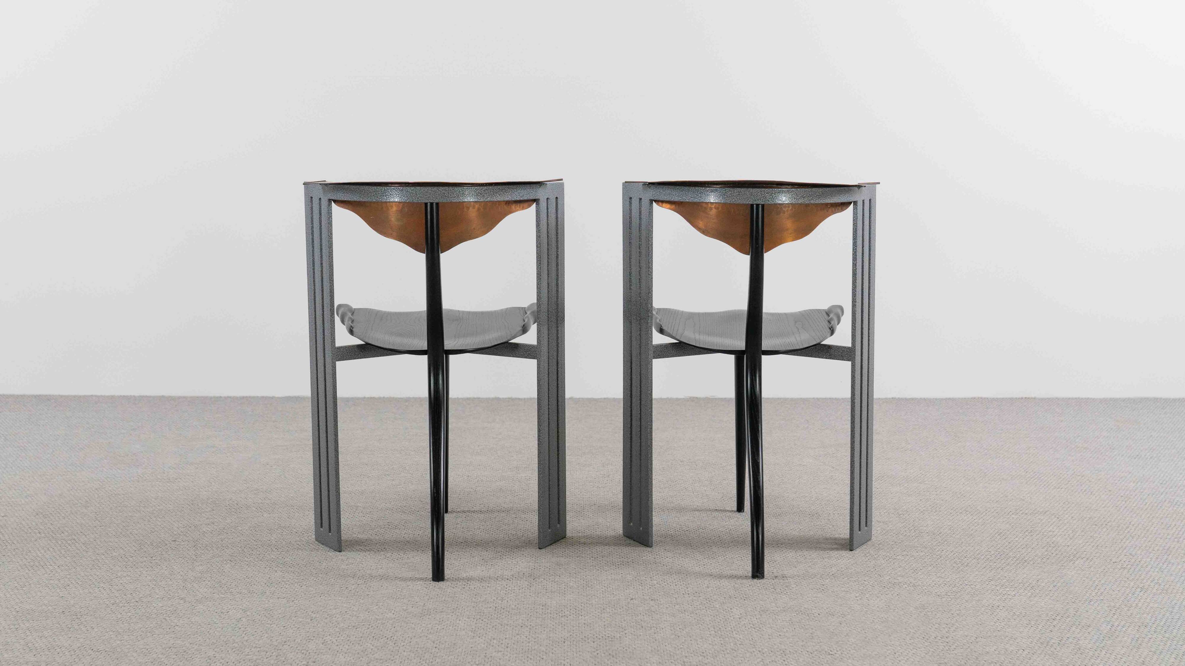 Pair Ota Otanek Chairs by Borek Sipek fort Vitra