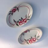 Two raviers of the earthenware factories of Sarreguemines / vintage years 60-70