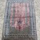 Vintage Anatolian prayer rug made of hand-knotted wool.