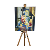 Painting "The Sitting Woman" by Pablo Picasso painted in 1937.