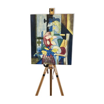 "Tableau 'The Seated Woman' by Pablo Picasso painted in 1937."