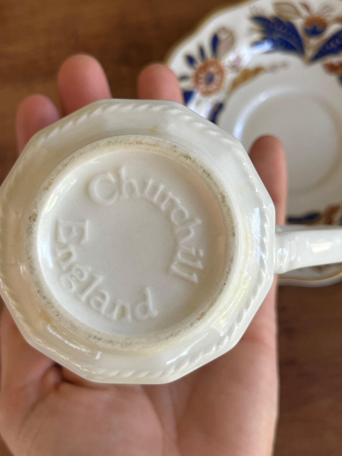 Duo cups English porcelain