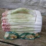 Asparagus service in slipware