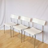 Trio de chaises Campus Lammhults Suède 1990