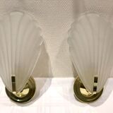 Pair of shell sconces