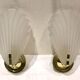 Pair of shell sconces