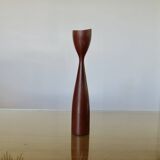 Scandinavian teak candle holder, 60s-70s, Denmark