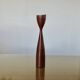 Scandinavian teak candle holder, 60s-70s, Denmark