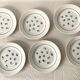 Set of 6 flat plates Badonviller in semi-porcelain – Flora design
