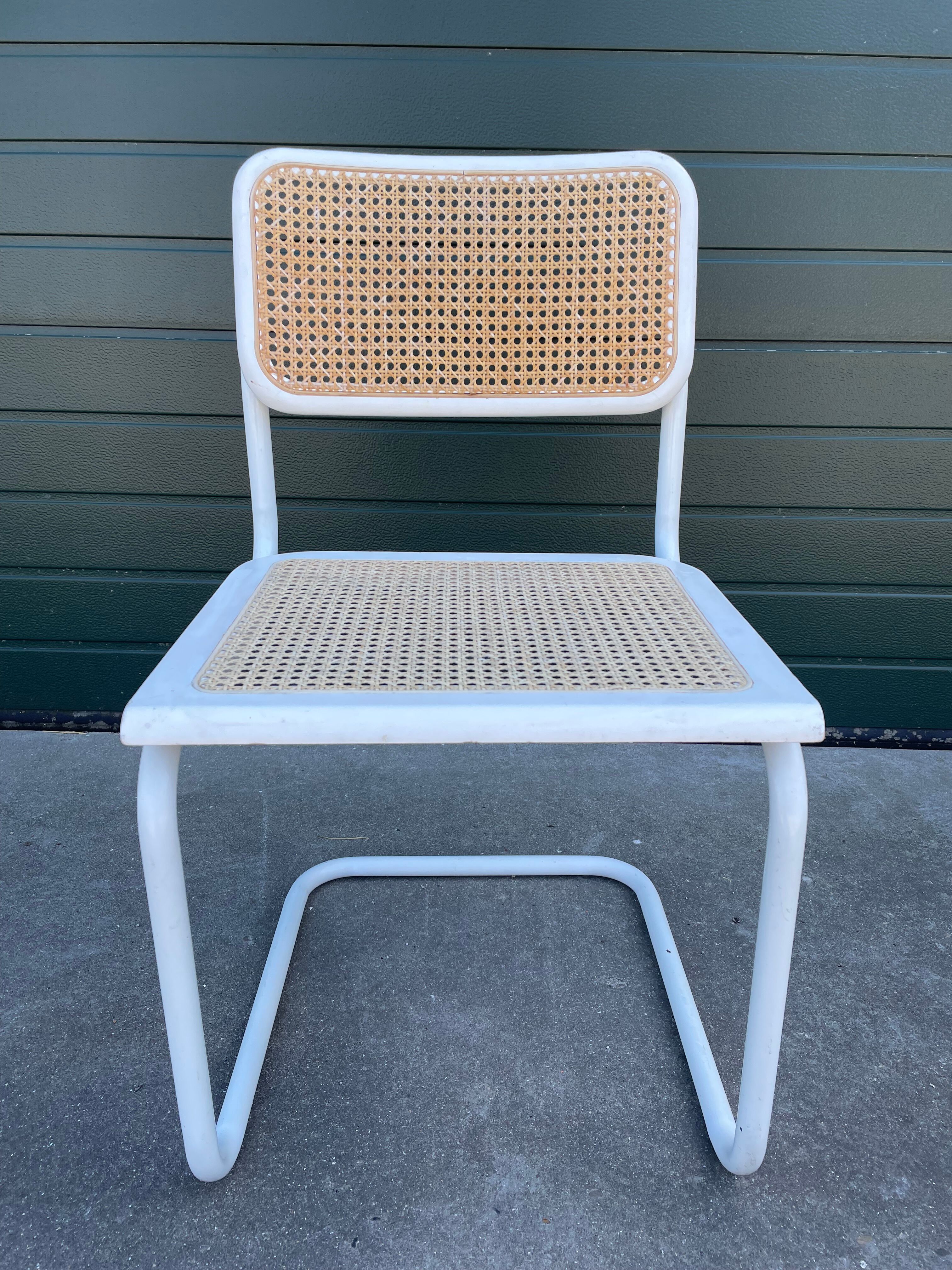 Cesca design chair b32 model in white