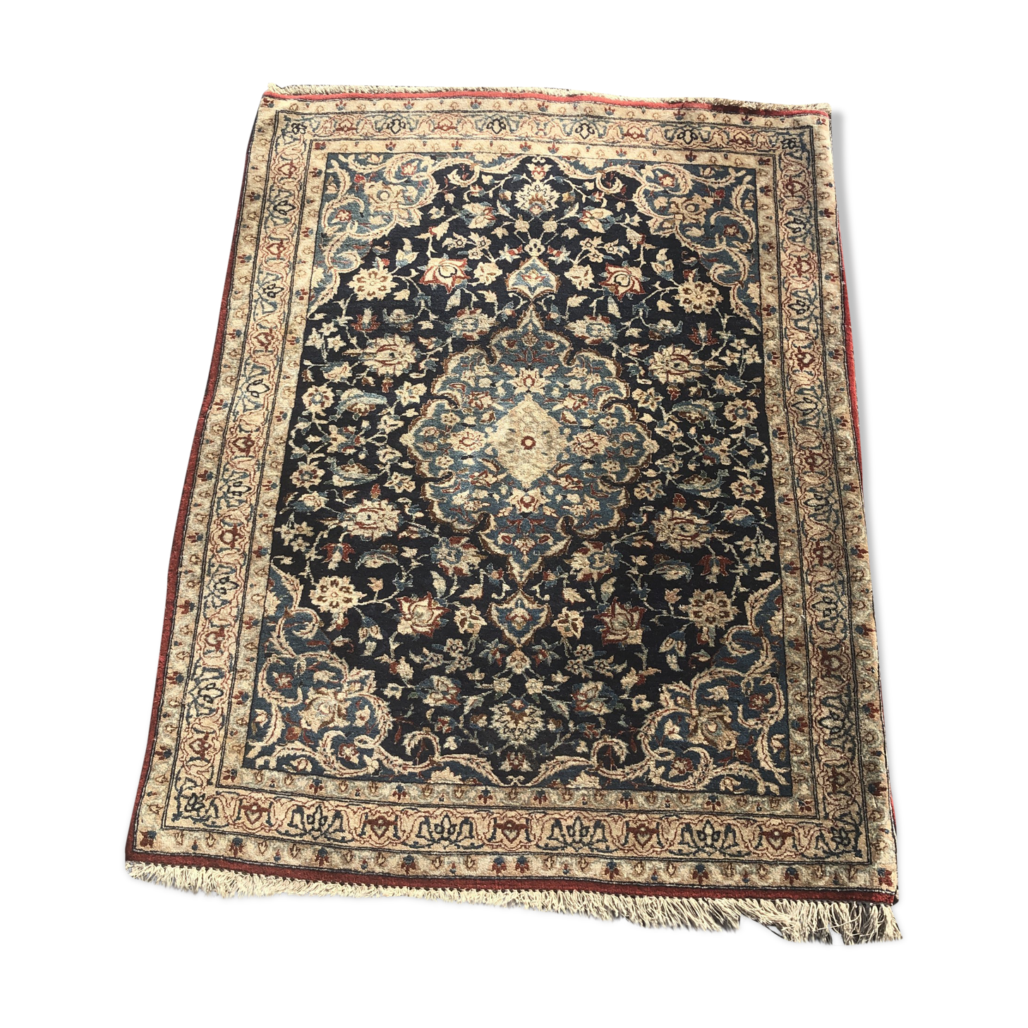 Oriental persian carpet iran nain tudeshk 80x120cm