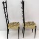 Pair of Chiavari Mid-Century Modern Italian High Back Chair