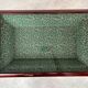 Art Deco display table in mahogany