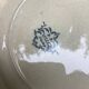 Set of 3 antique blue ironstone flat plates – PA Villa Salin