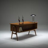 Mid-Century Danish Teak Desk by Svend Åge Madsen for Sigurd Hansen, 1950s
