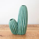 Vase en céramique à cactus, décoration à deux branches, décoration d'intérieur du sud-ouest