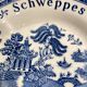 Schweppes ashtray in gien earthenware