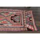 1970s Vintage Turkish Handmade Wool & Cotton Pink Runner Rug 101x318