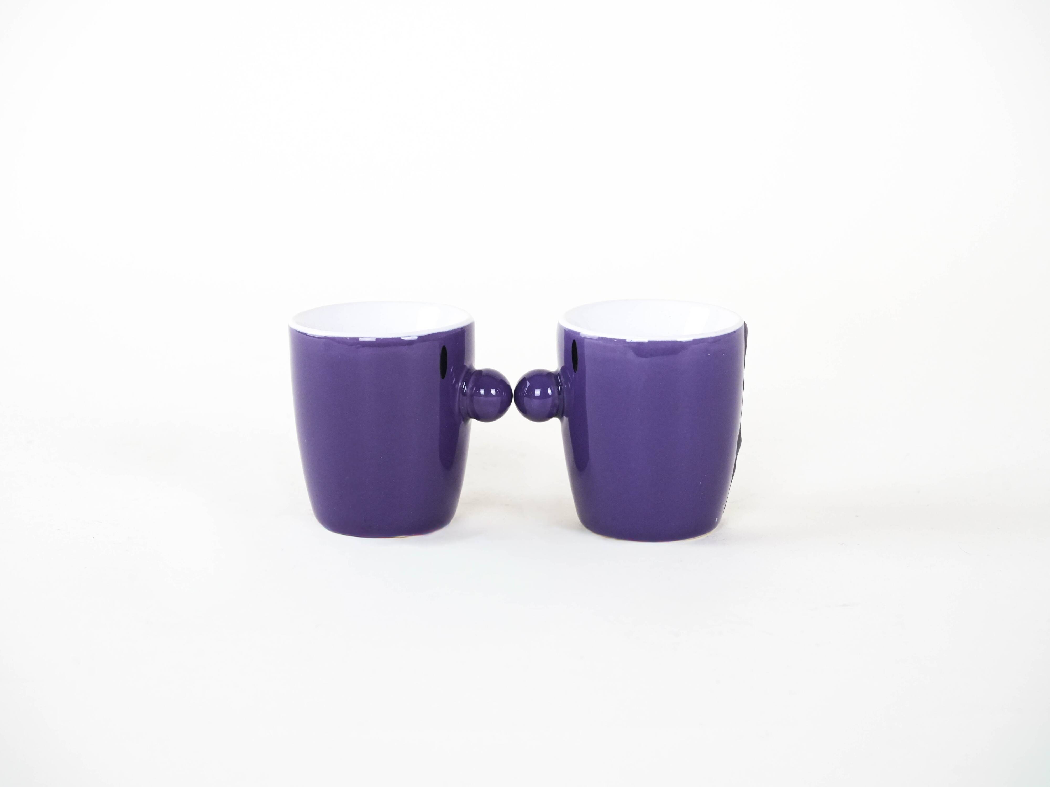 Set of egg cups, Danish design, 1970s, manufactured by HOPTIMIST
