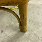 Rattan bookcase shelf