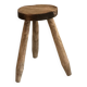 Tripod stool in solid oak