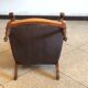 Fauteuil Charles X en bois fruitier et filets de citronnier