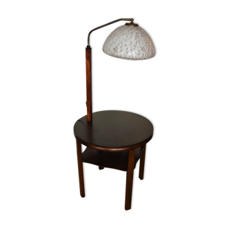 Lampadaire avec table, années 1950.