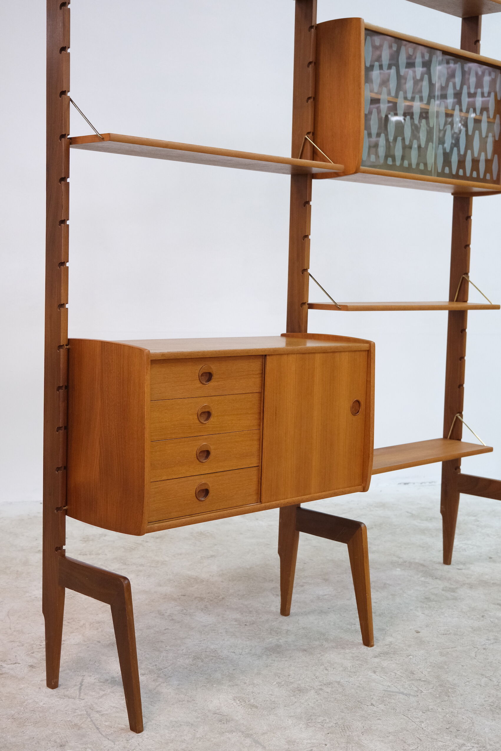 Mid-century wall unit, norway, 1960s