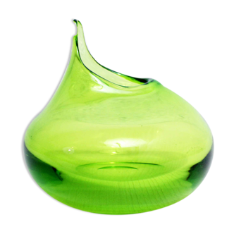 Green vintage vase