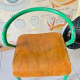 Vintage child school chair Jacques Hitier
