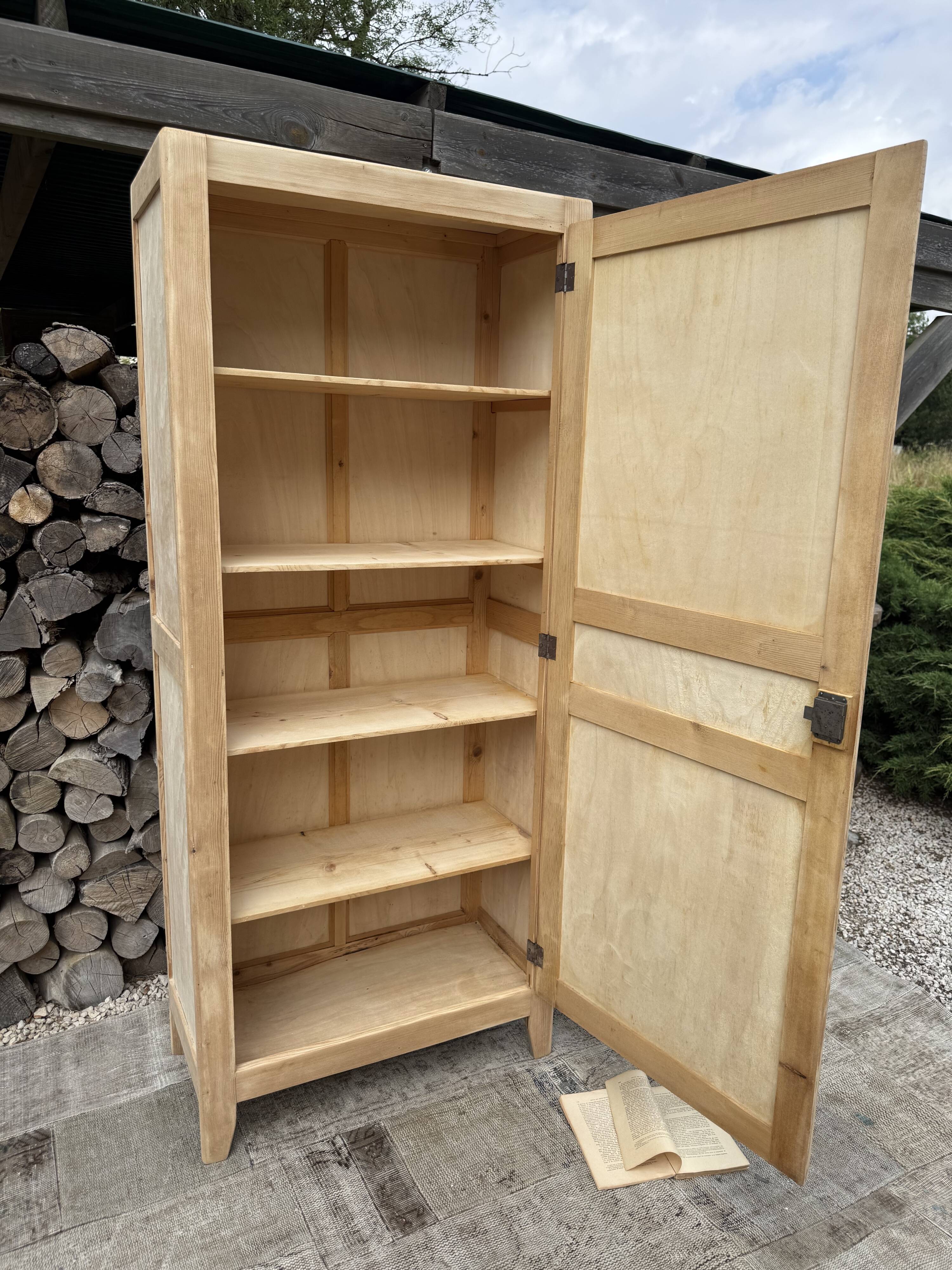 Renovated wooden wardrobe