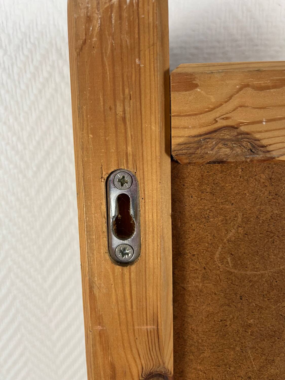 Brutalist XL mirror, solid pine, chalet style.