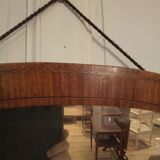 Art Deco oval mirror 75x44cm