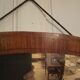 Art Deco oval mirror 75x44cm