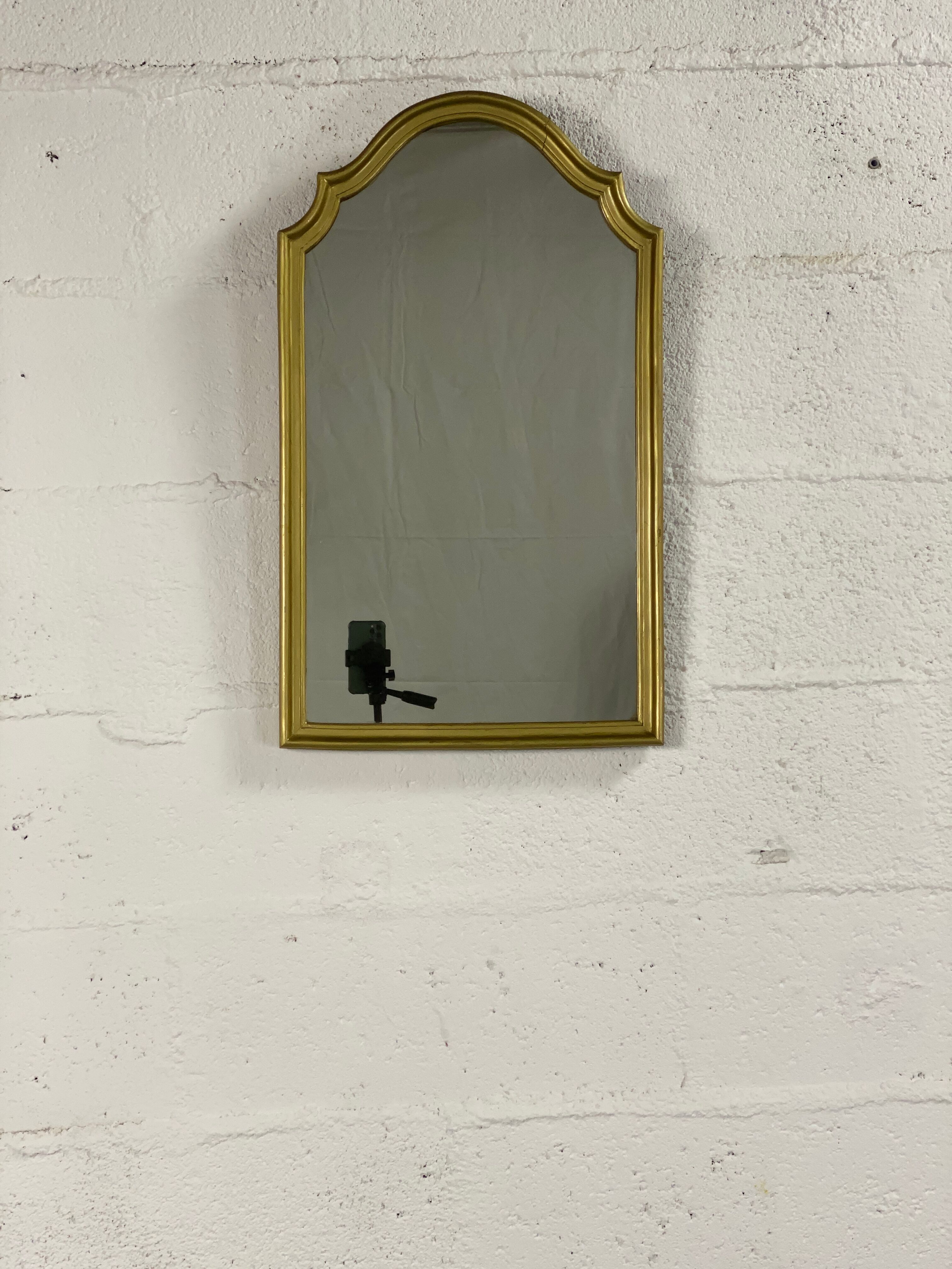 Vintage golden mirror