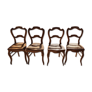 4 chaises louis philippe