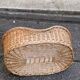 Vintage woven wicker basket
