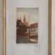 Framed print, Strasbourg Pont du corbeau