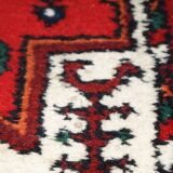 Tapis Vintage Hamadan en Laine, Années 1970, Élégance Intemporelle