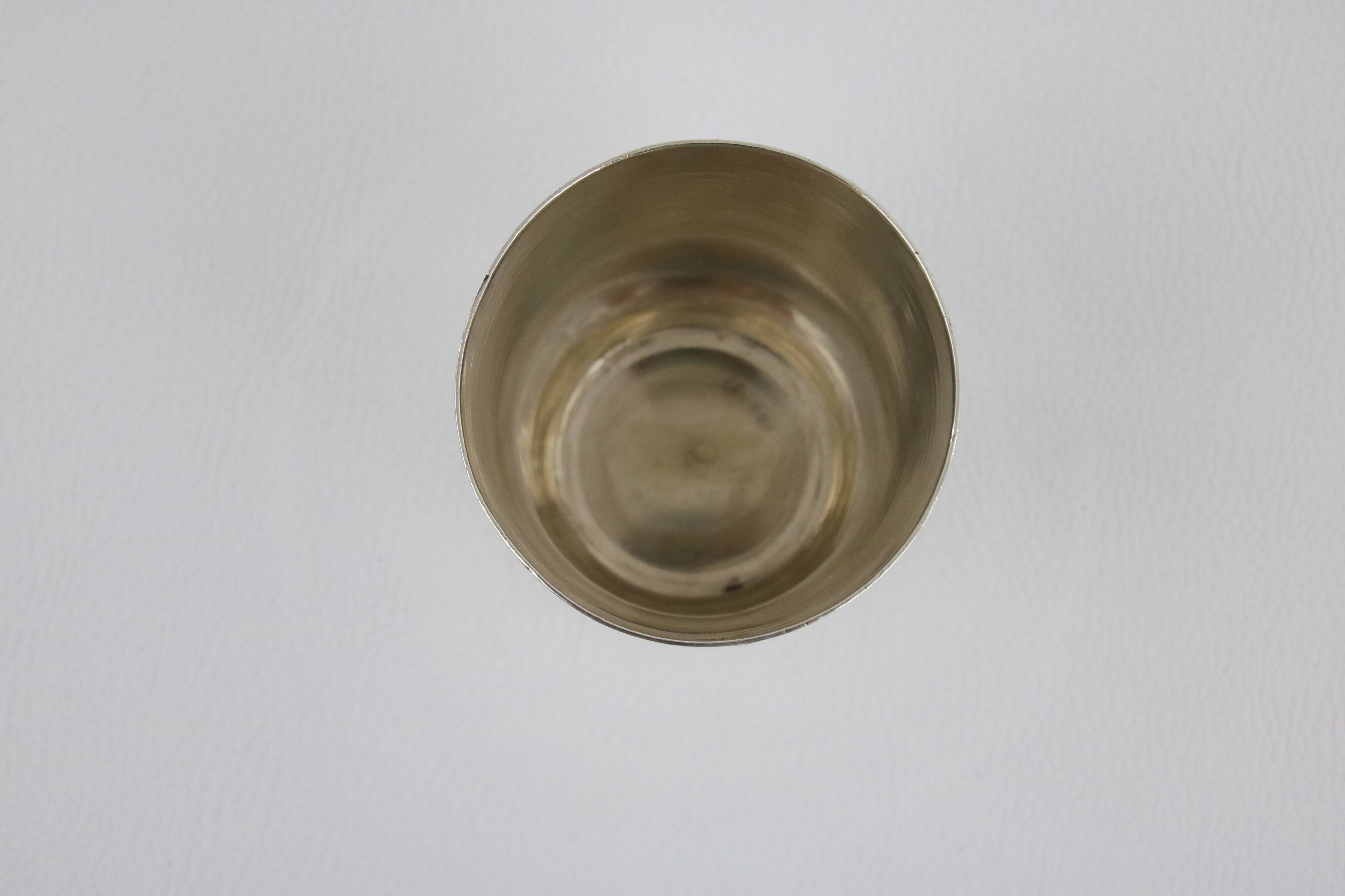 Timpani With Cyclamen Decor In Sterling Silver