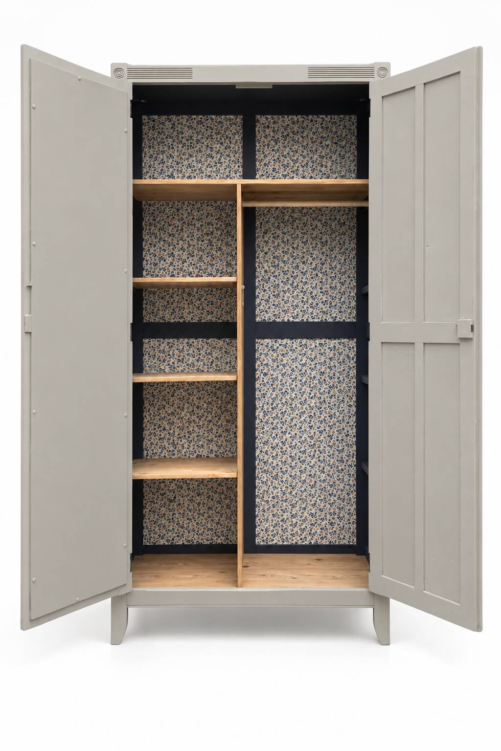 Armoire parisienne art déco rénovée miroir biseauté