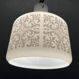 Suspension italienne en verre opalin